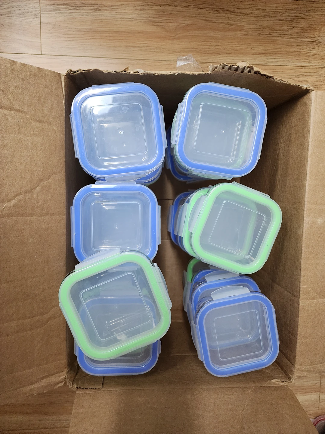 Glass containers with clip lid #freecycle - photo 3