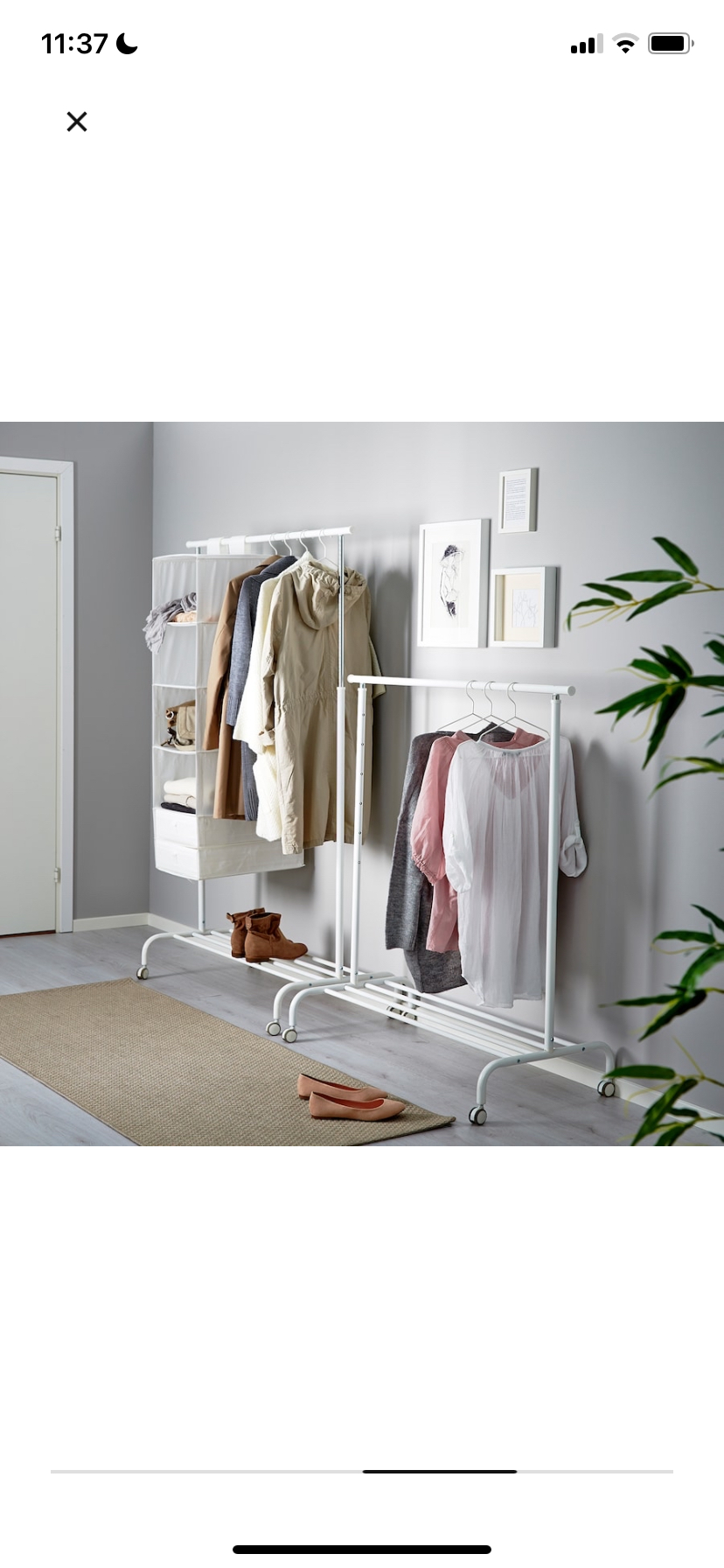 RIGGA IKEA clothes rack - photo 2