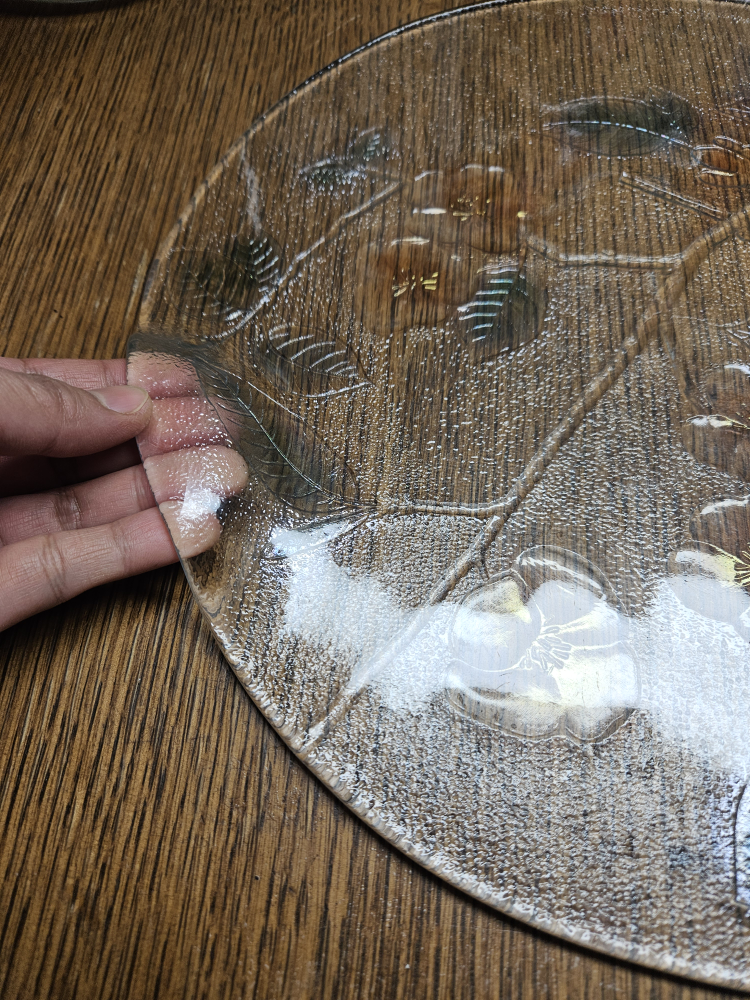 round glass tray - photo 2