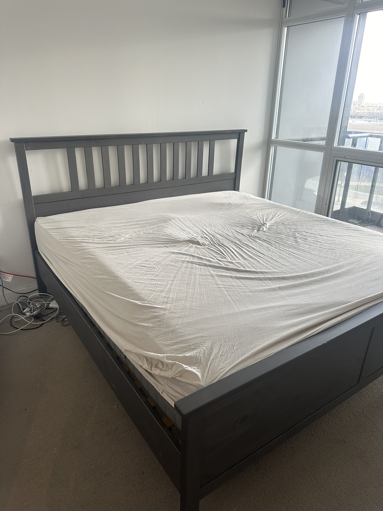 HEMNES king size bed frame - photo 2