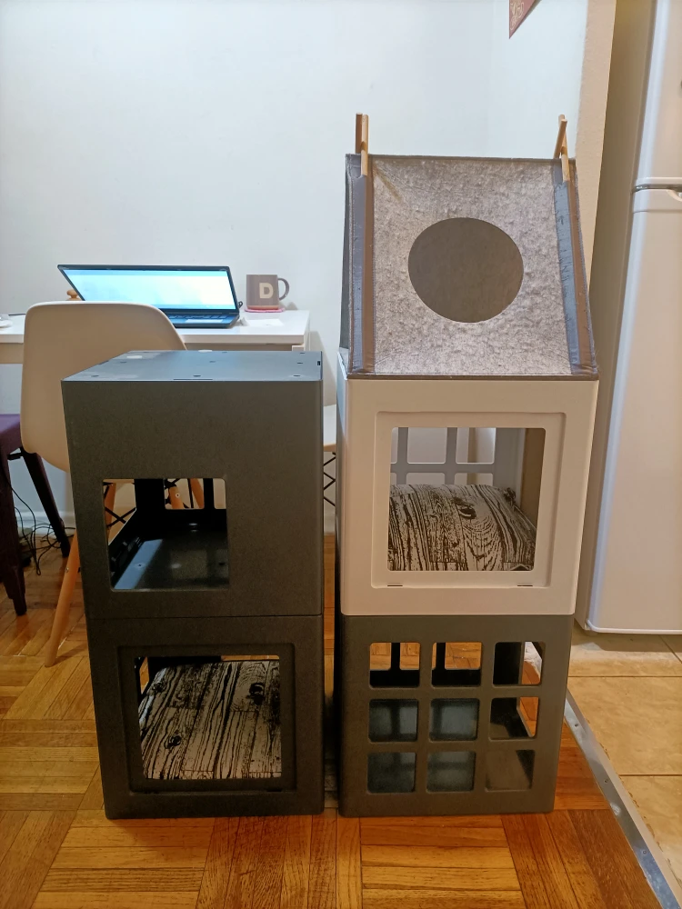 Katt³ Modular Cat Climbing System