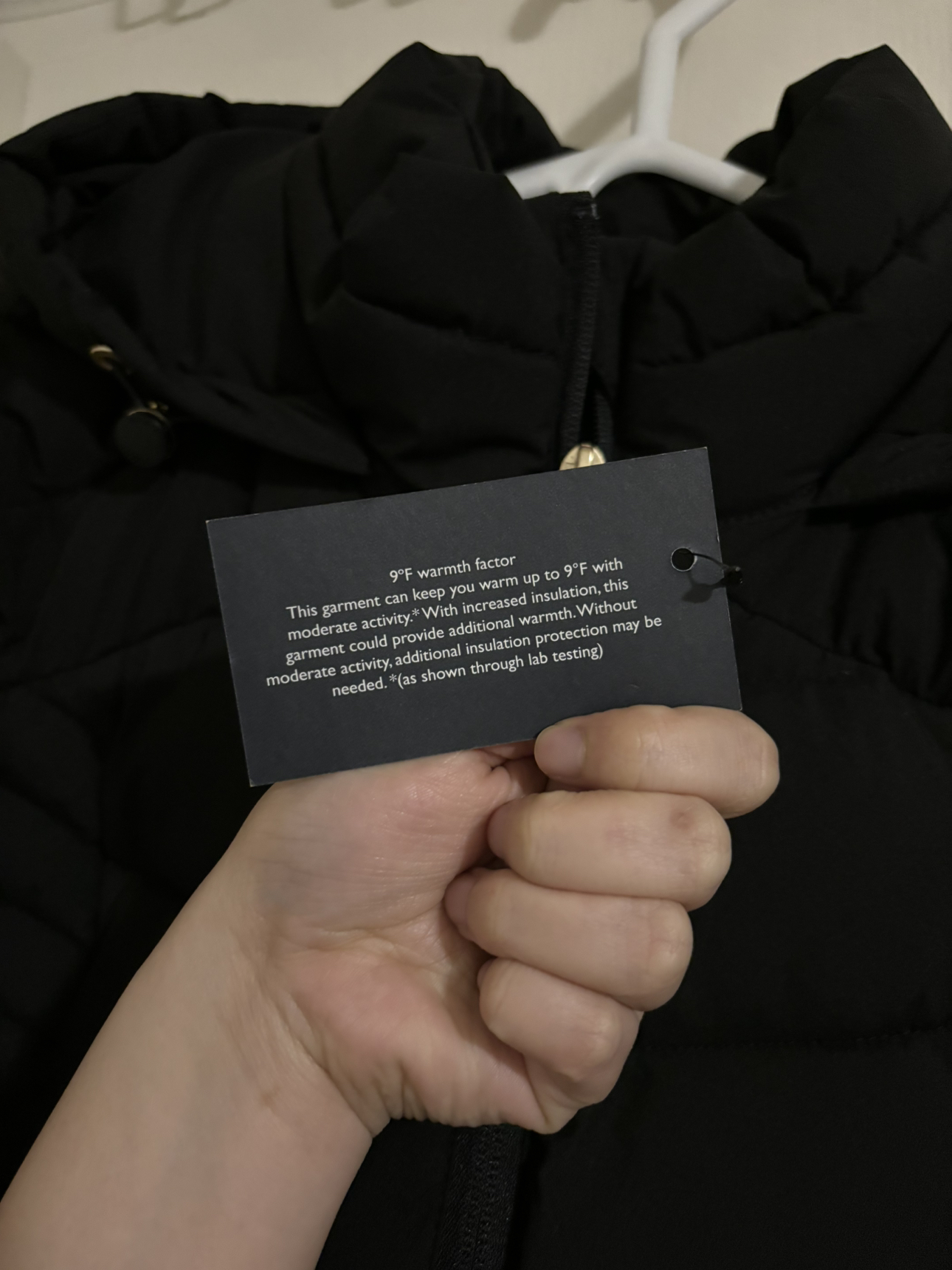 Tommy Hilfiger Packable Winter Coat | Black | Medium | Brand New image indicator(5)