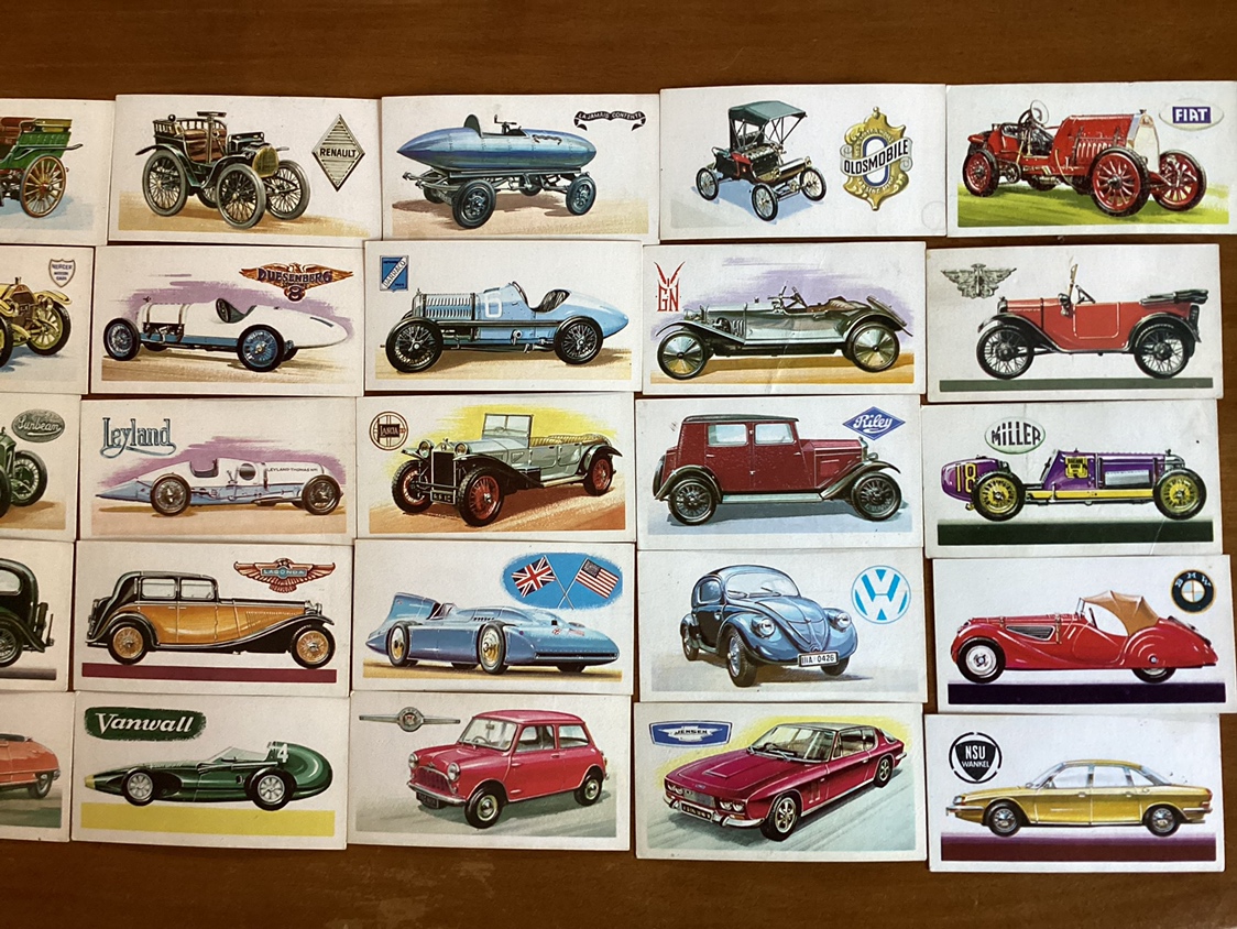 35. 1950’s BOND TEA HISTORY OF THE MOTOR CAR Trading Cards - photo 3