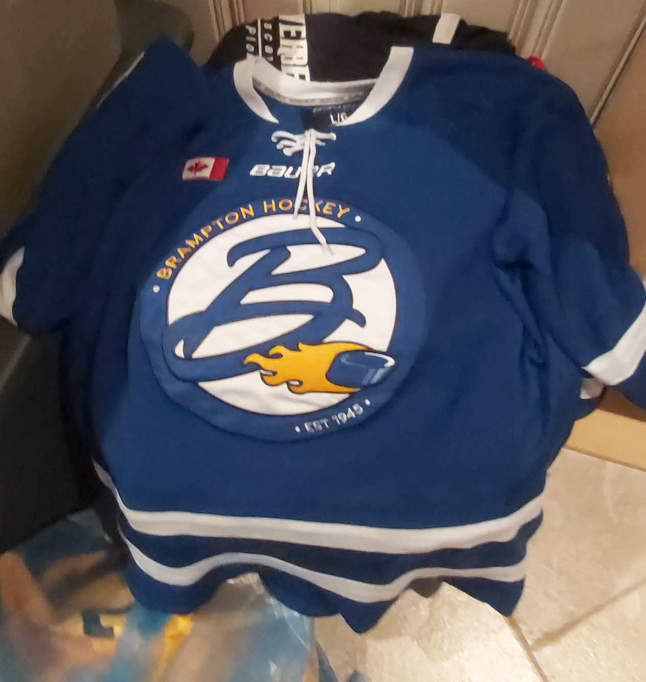 40 Hockey jerseys & 4 pairs Hockey socks