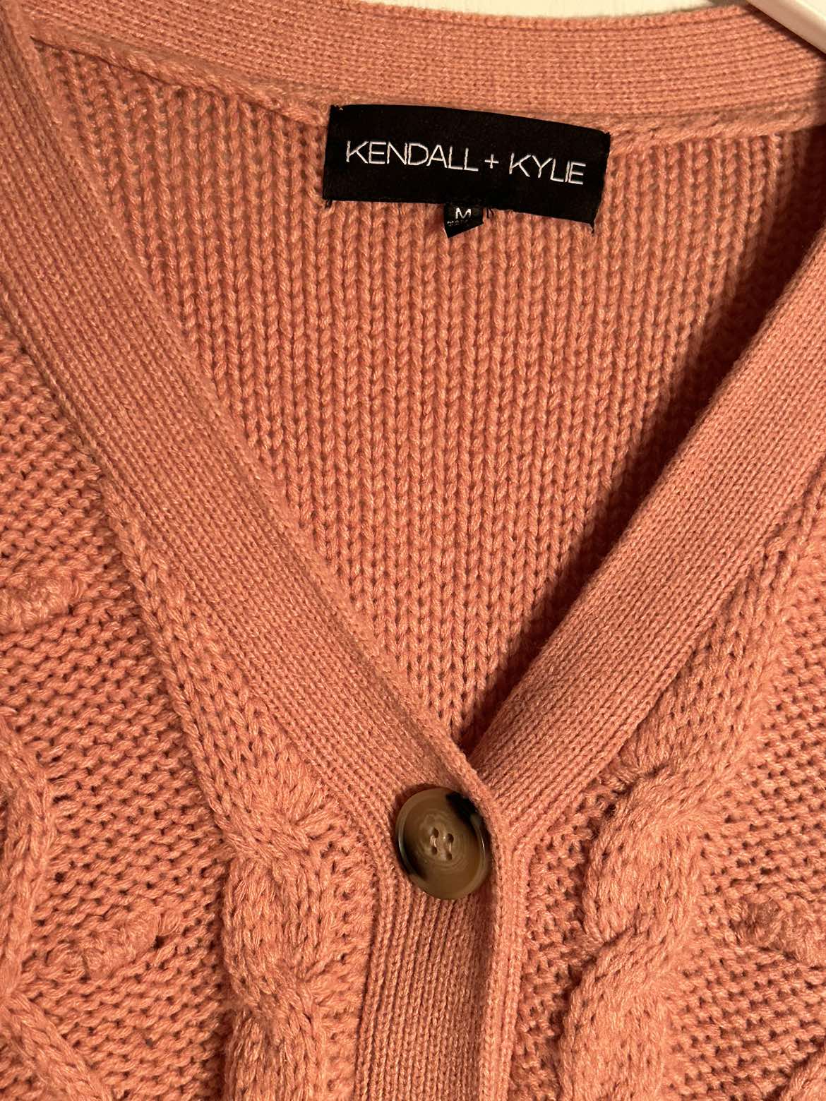 Pink cropped cardigan - photo 2