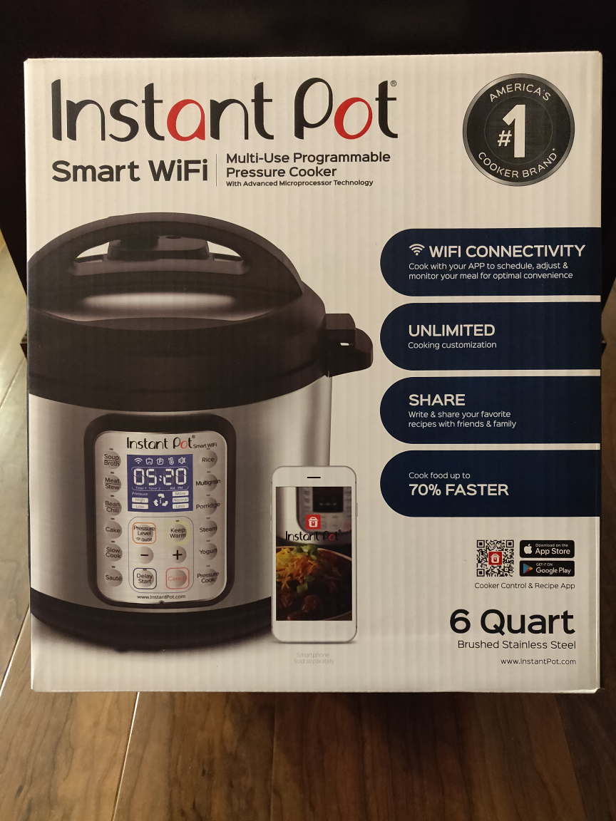 Instant Pot Smart WiFi 60 6 quart Cooker brand new
