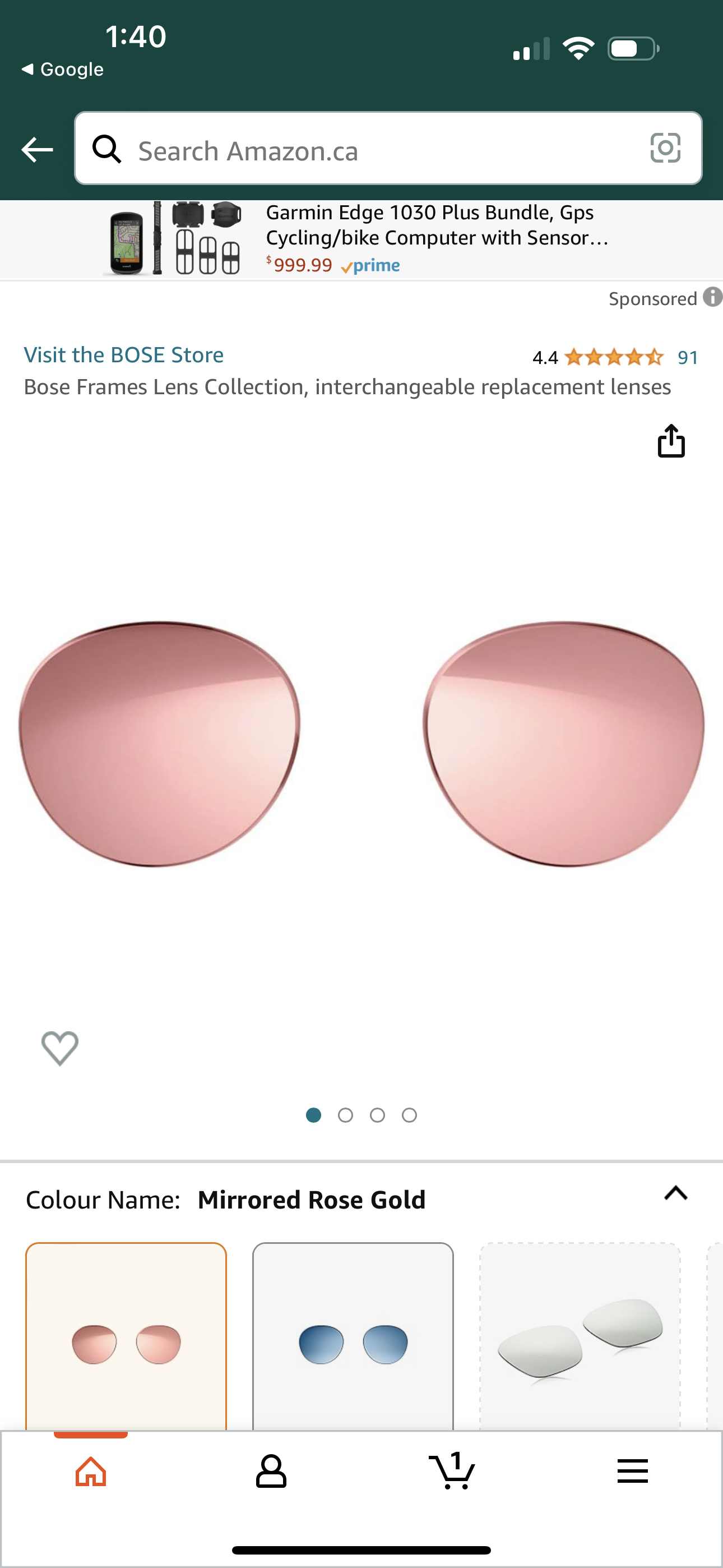 Bose Frames Lens Collection, interchangeable replacement lenses - photo 3