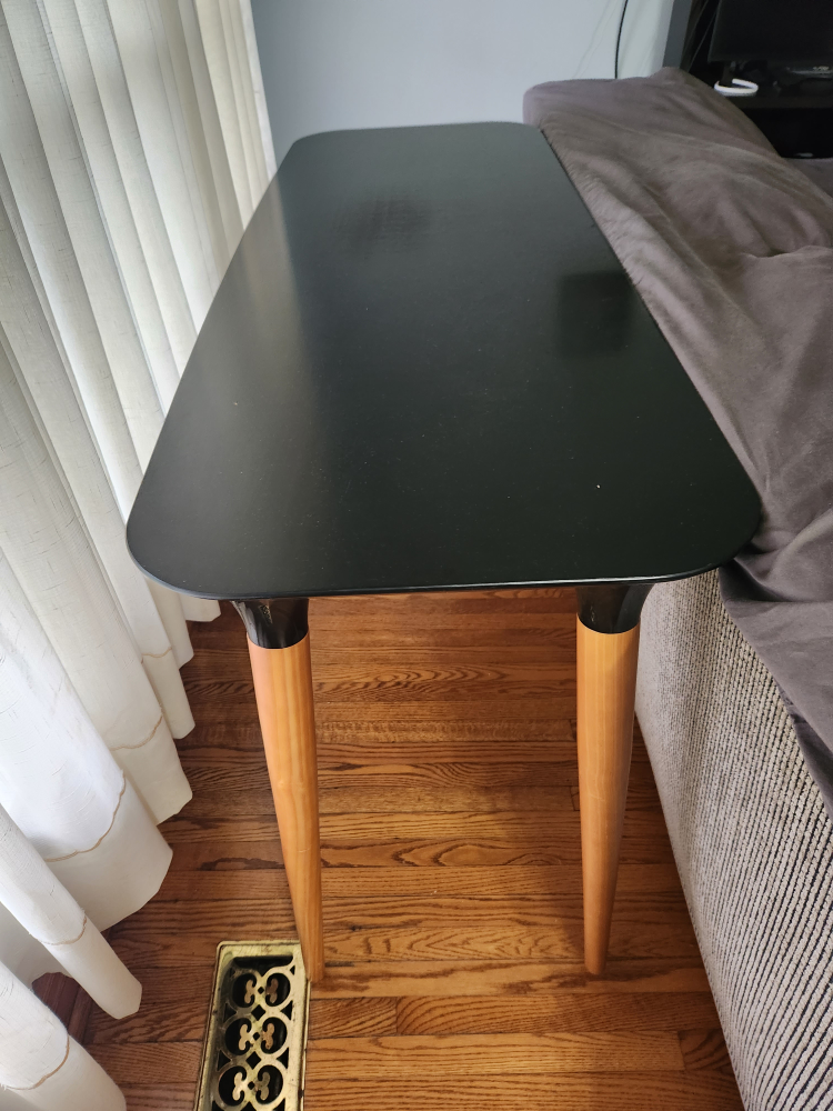 narrow desk