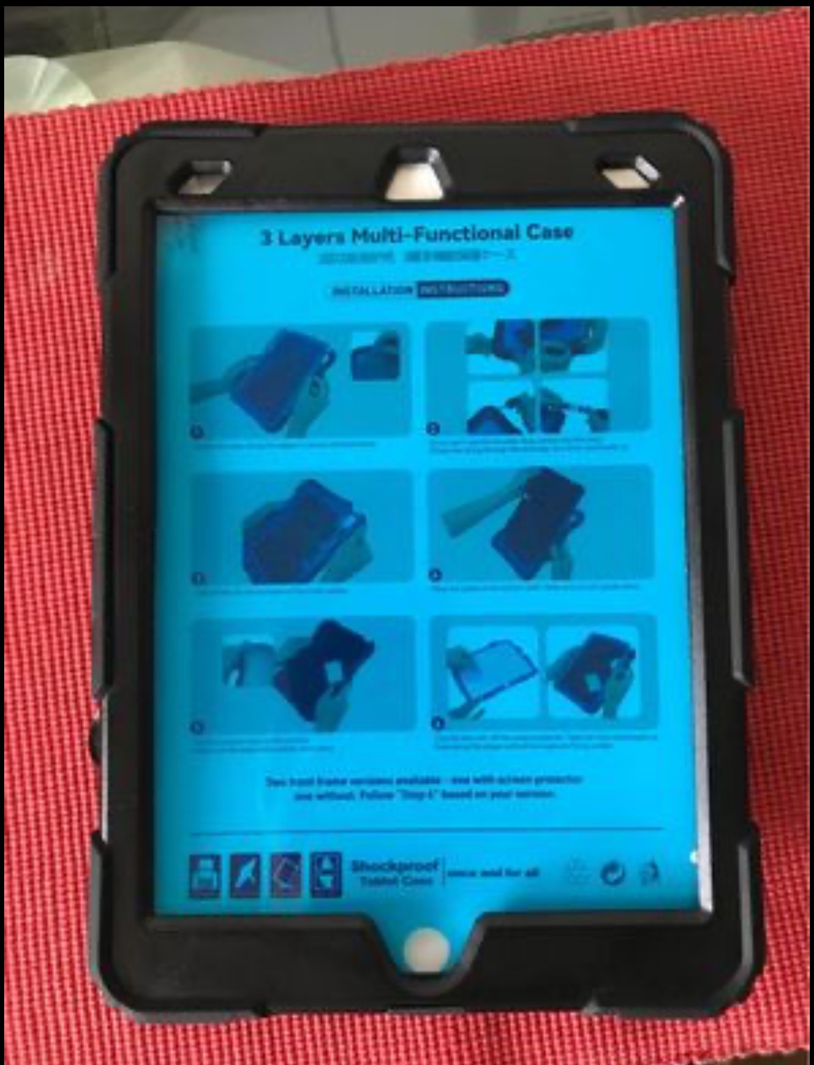 Protective iPad case thumbnail