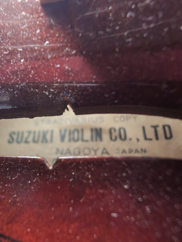 Suzuki Violin Stradivarius Copy 1/2 Size - photo 3