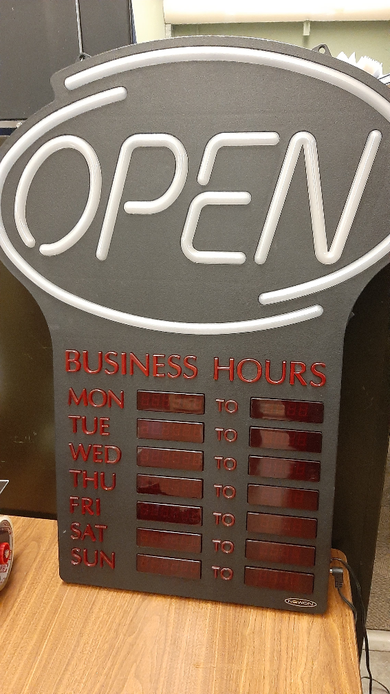 NEWON Indoor Electric Business Sign thumbnail