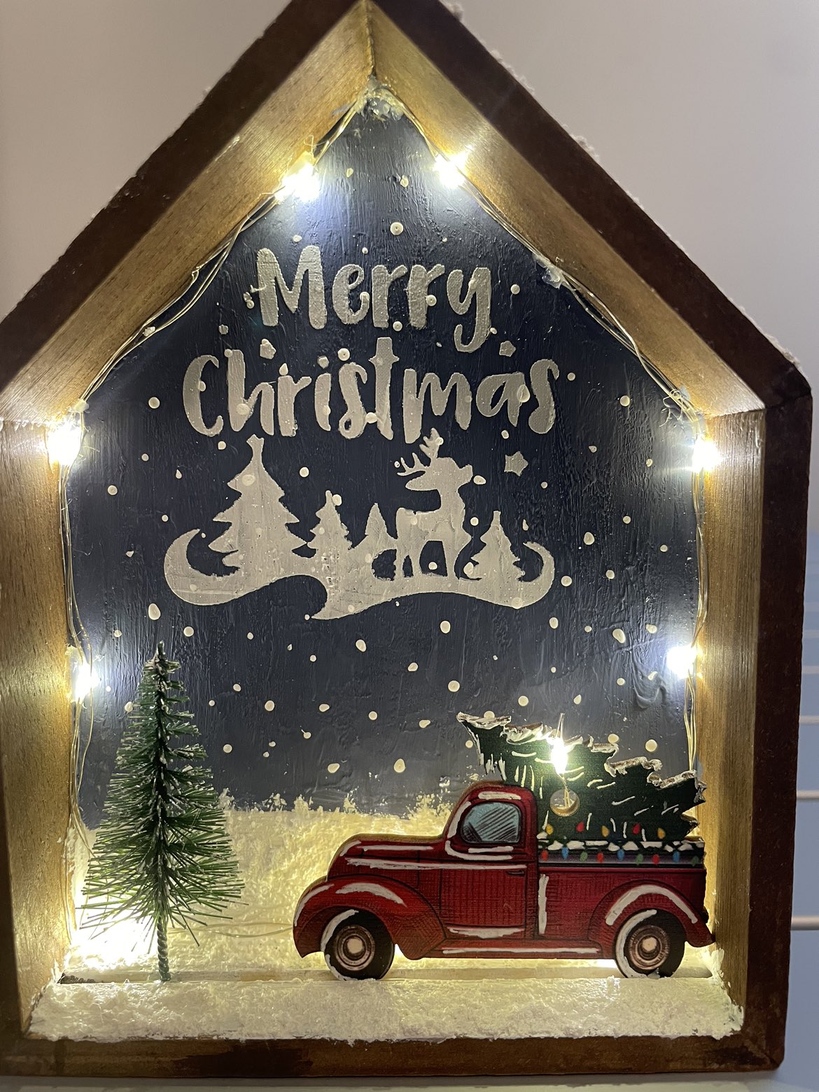 Christmas decoration - small shadow box - photo 4