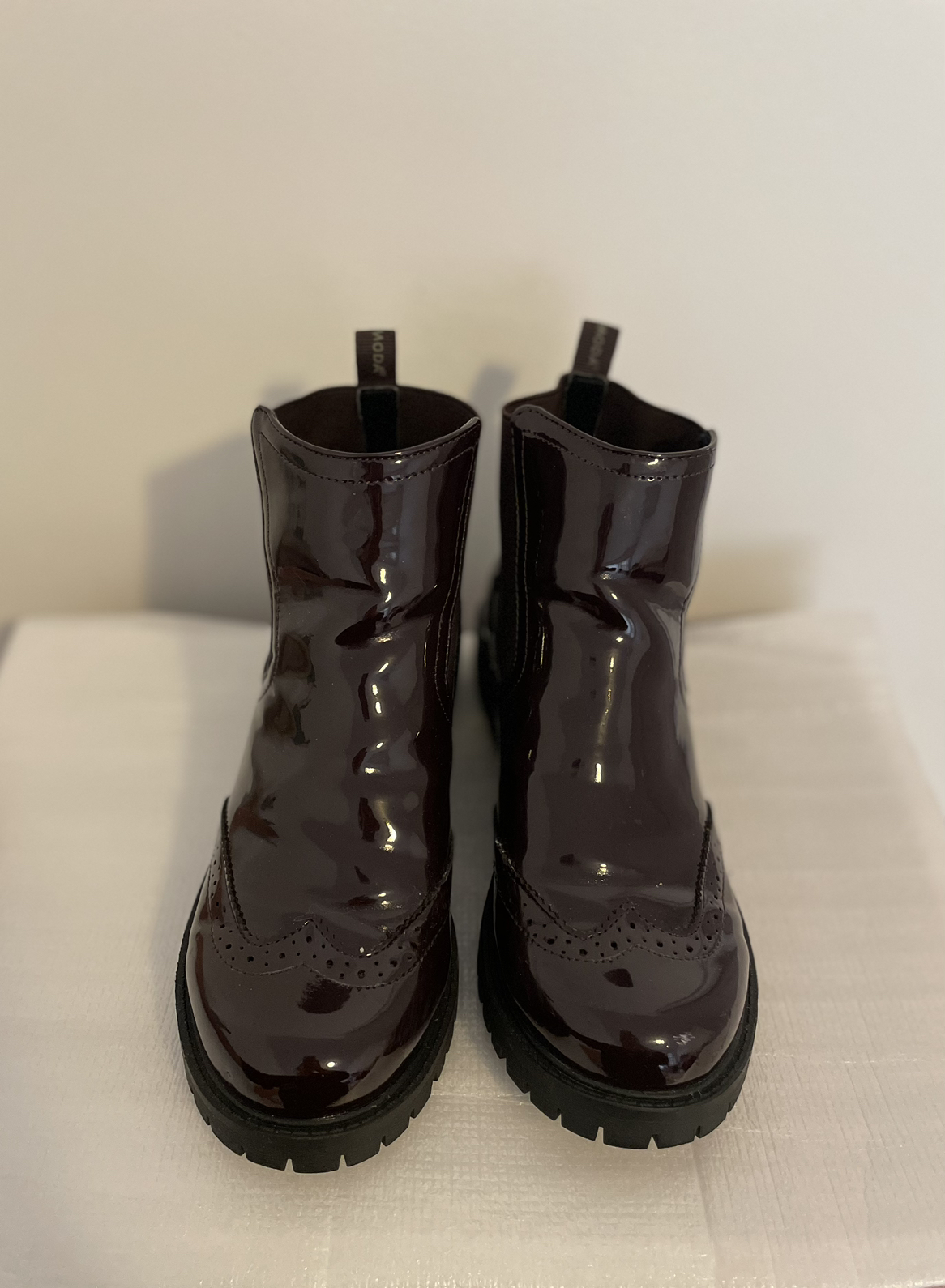 Vero Moda - Patent Ankle Boots (size US8) - photo 2