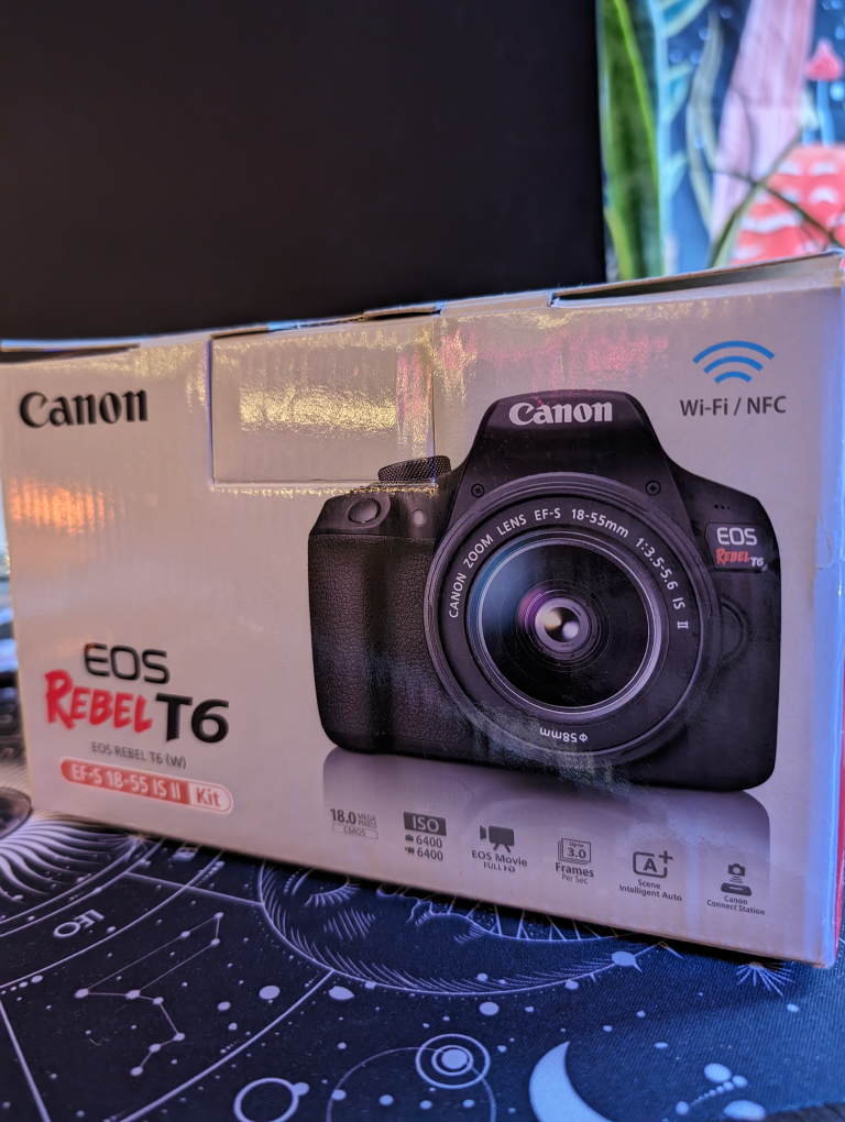 Canon EOS Rebel T6 camera
