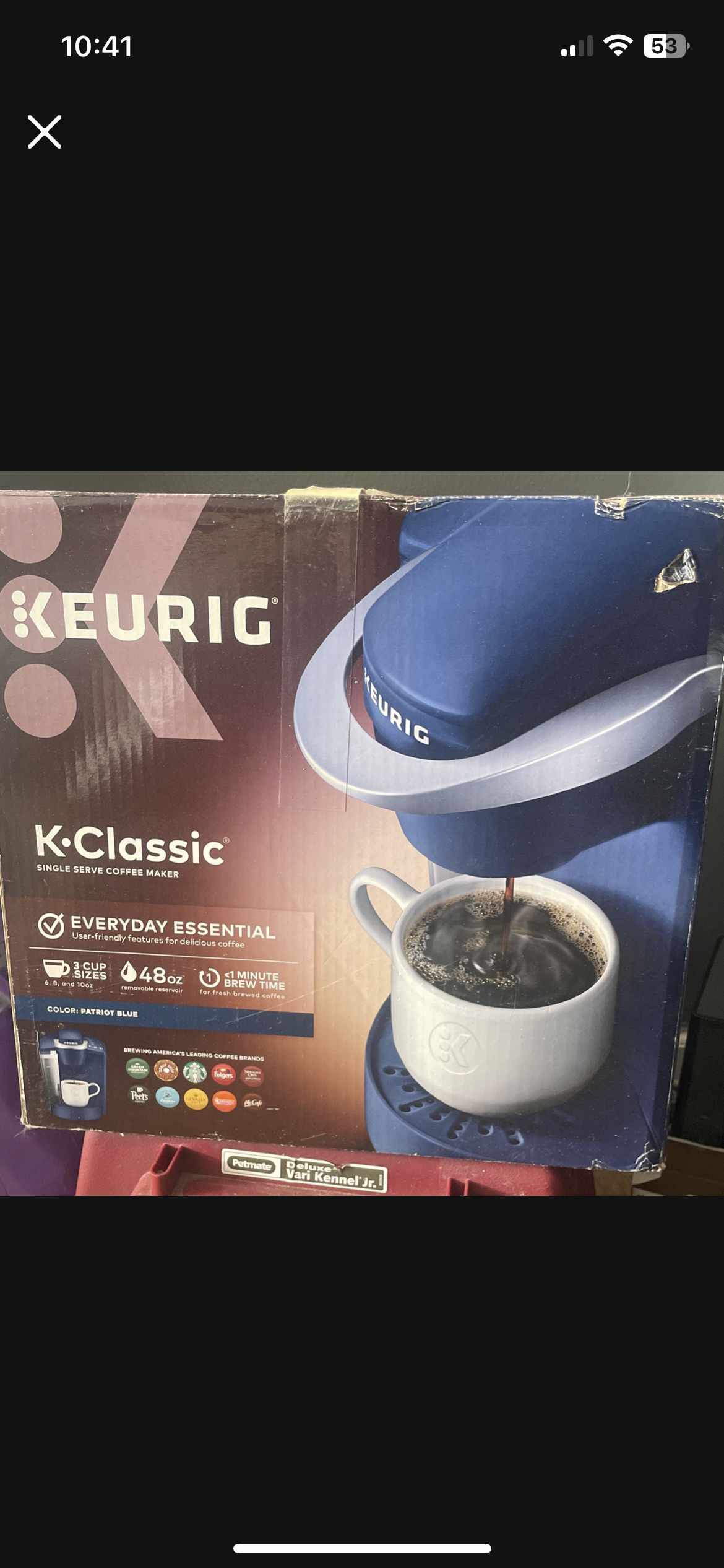 Keurig coffee machine new ❄️