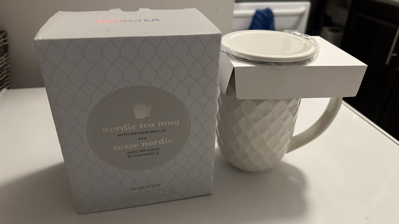 David’s Tea Nordic Mug (with Infuser) #SellingSpree thumbnail