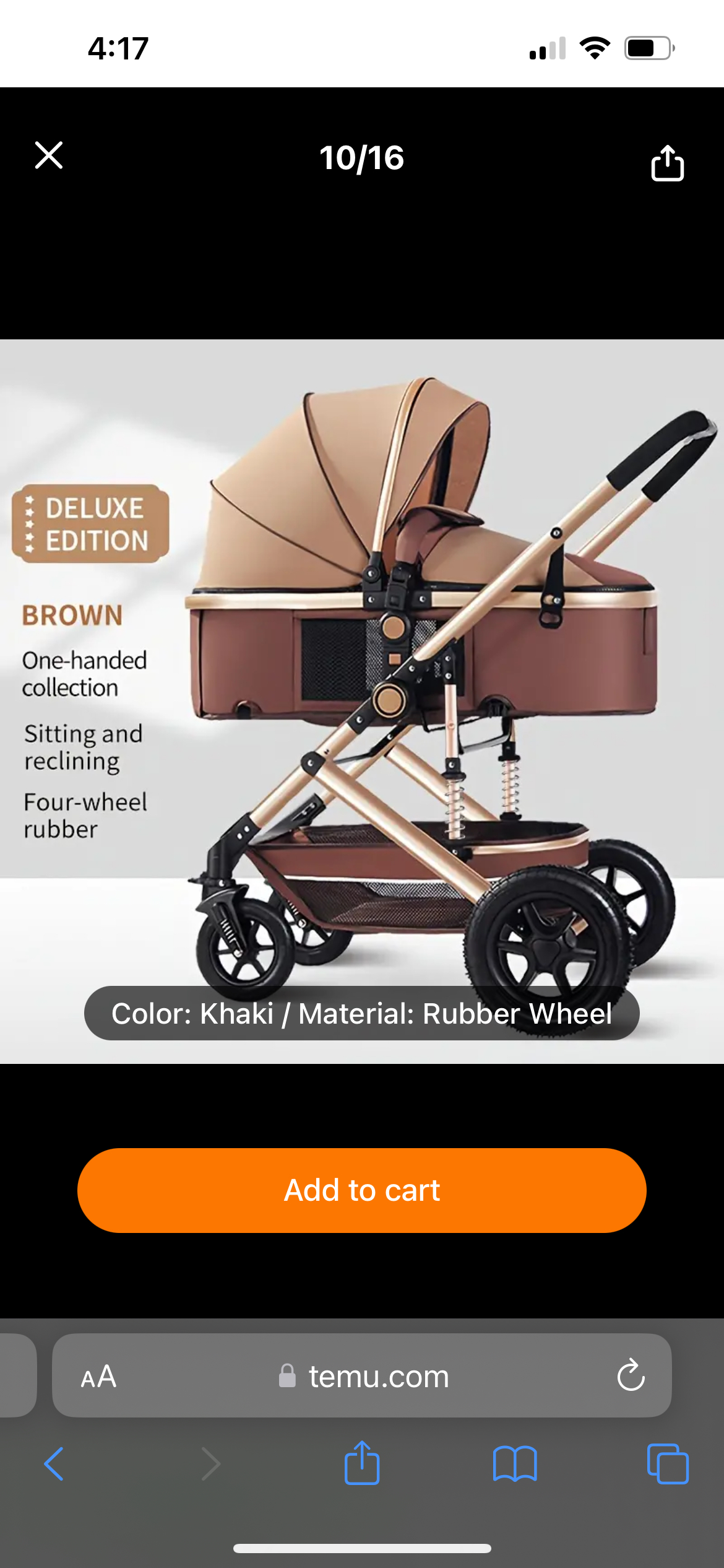 Baby stroller brand new image indicator(2)
