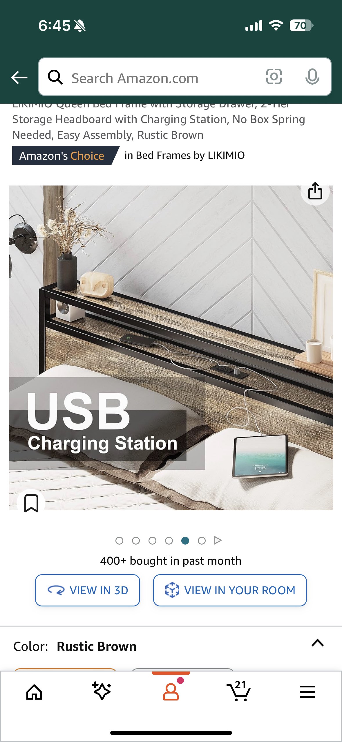 Queen size bed frame - photo 3