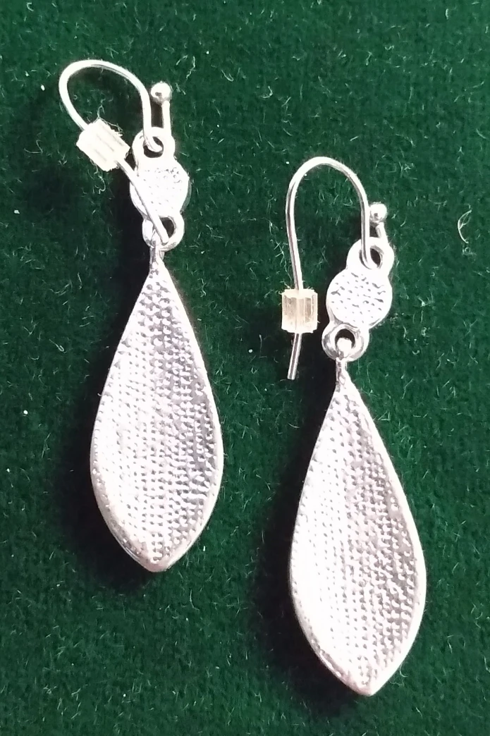 Earrings. Silver with colored enamel. - photo 2