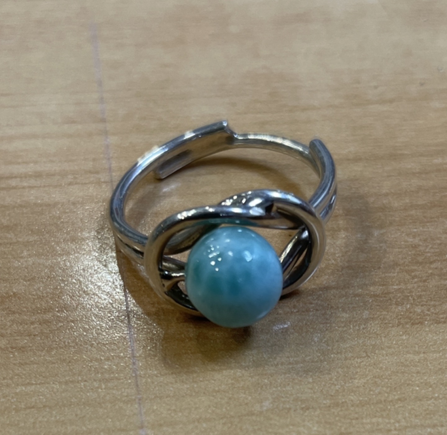 Sterling silver with Blue Stone Ring 🎁 - photo 3