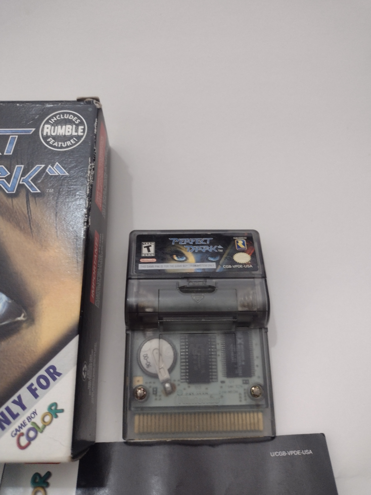 Rare Perfect Dark (Nintendo GBC, 2000) Preowned With Packaging image indicator(2)