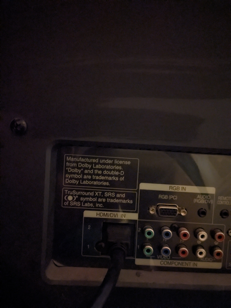 LG 37" TV with stand image indicator(2)