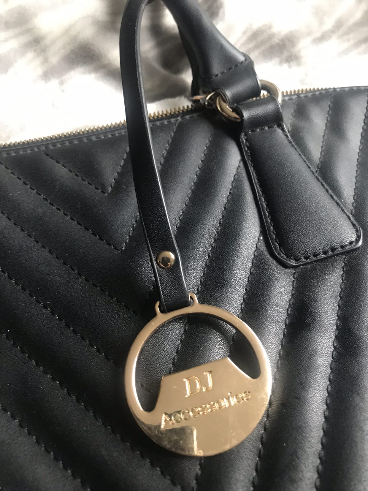 Designer DJ Hand Bag in black image indicator(7)