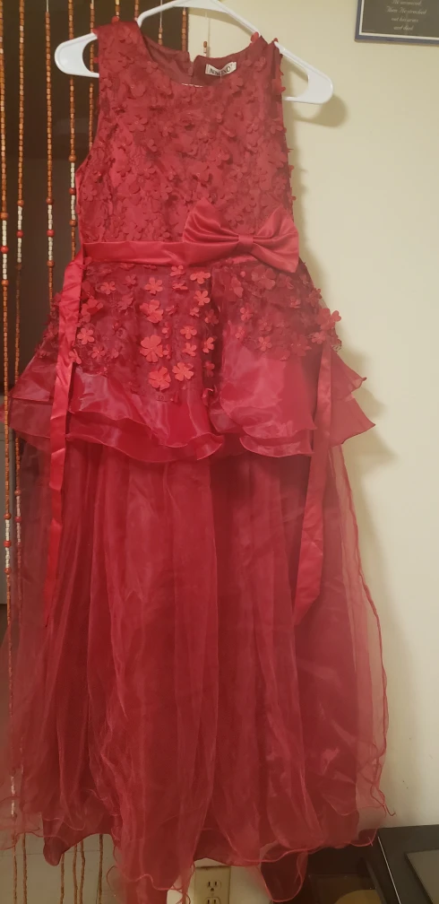 Red Beautiful Dress for Girls (NEW)