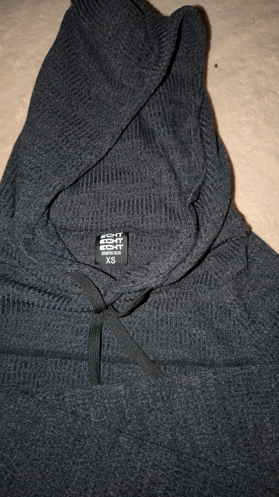 long sleeve cropped sweatshirt - photo 3