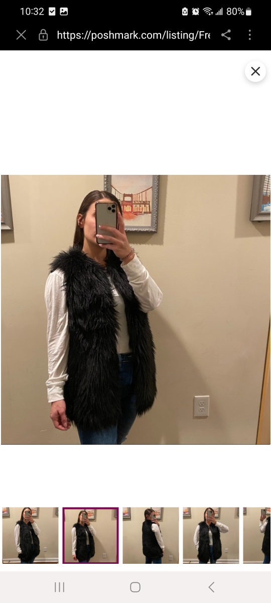 Faux Fur Cocktail Vest