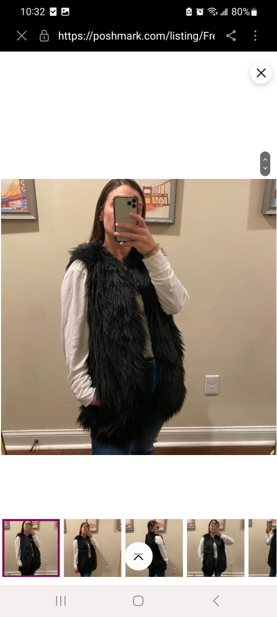 Faux Fur Cocktail Vest - photo 2