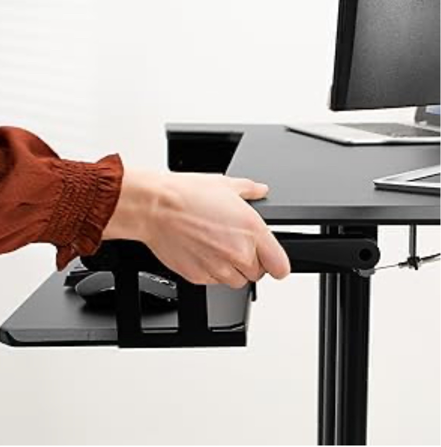 Adjustable height desk with wheels - photo 5