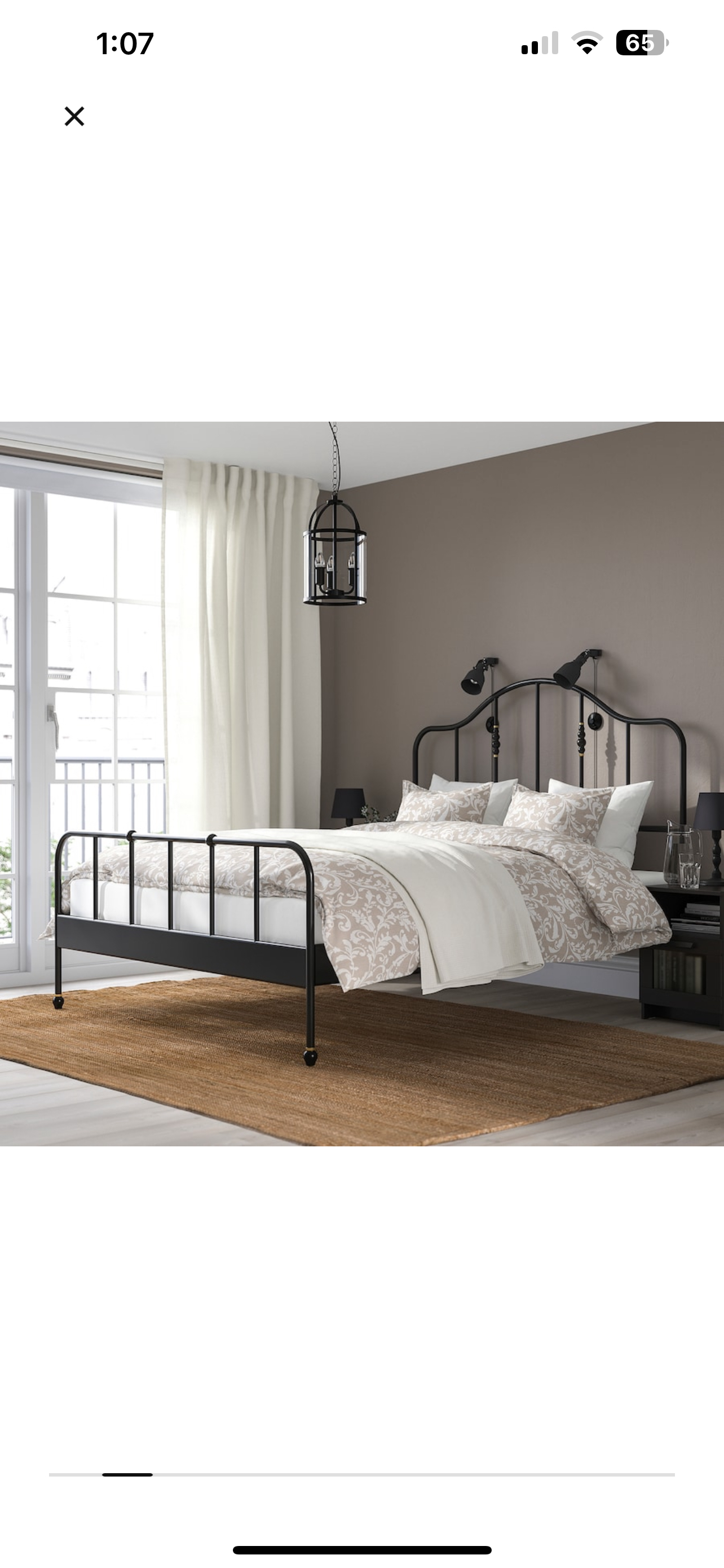 BED FRAME BLACK