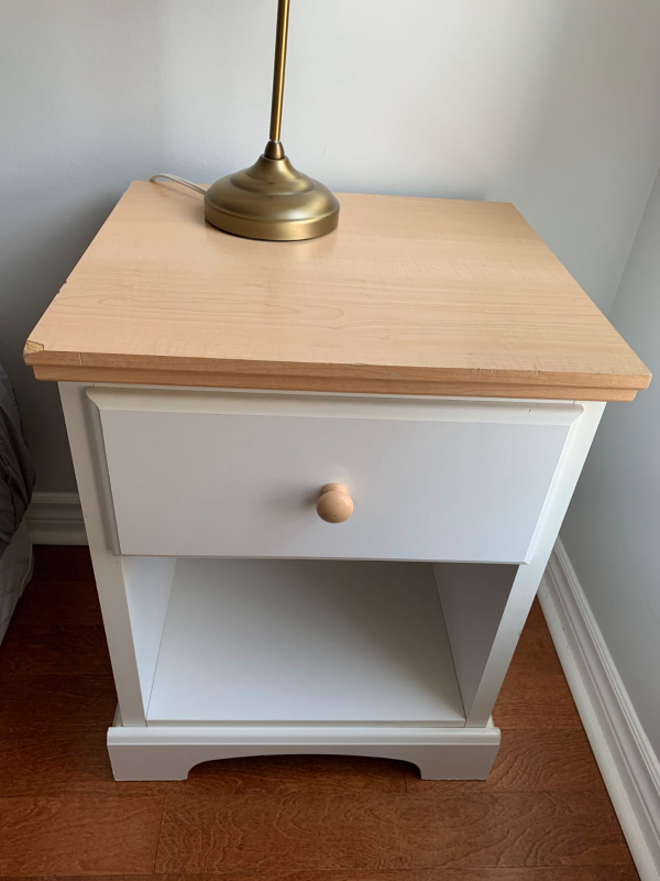 Wooden side table