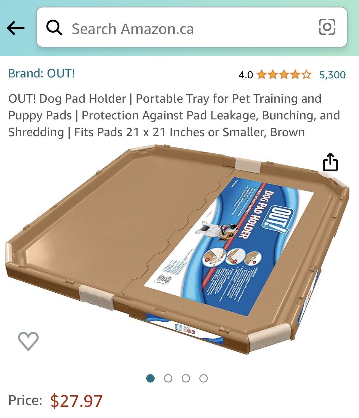 Puppy pad holder - photo 3