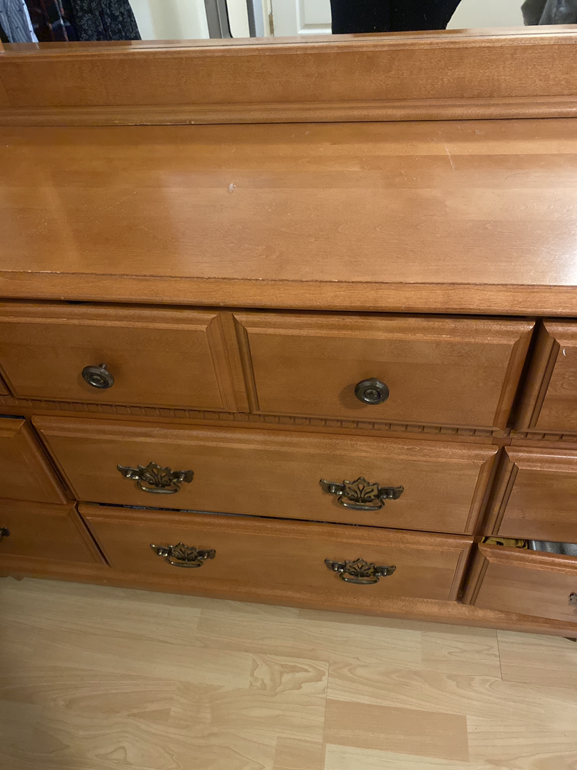9 drawer chest dresser with mirror - photo 4