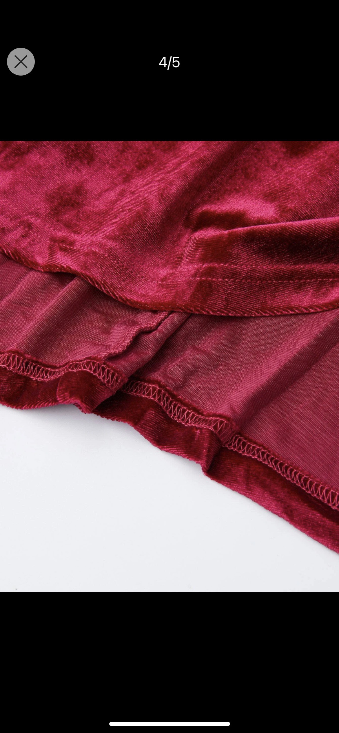 Perfect for the holidays❤️Burgundy velvet cowlneck dress image indicator(7)