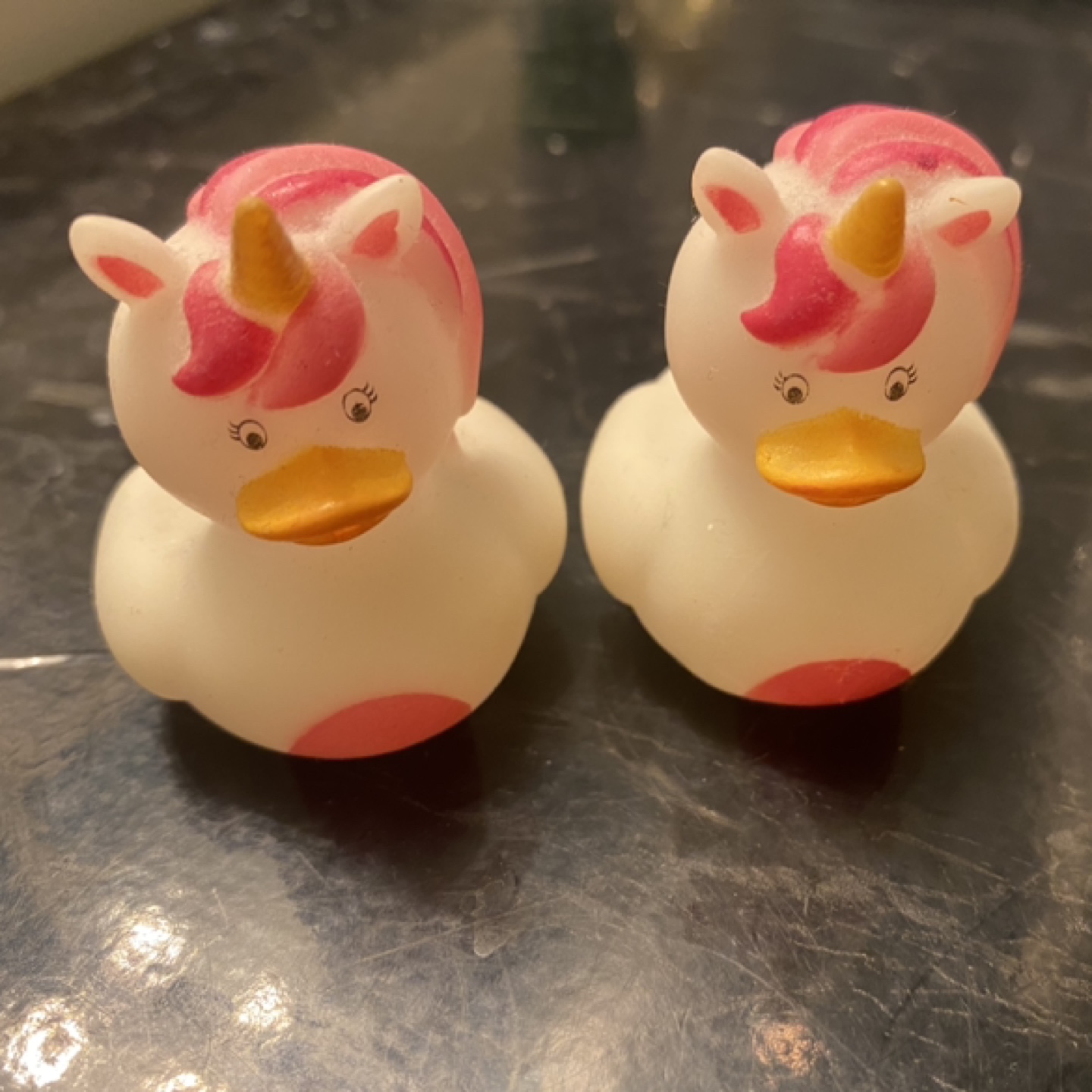 #freecycle Unicorn Duck Pair w/ Vaguely Threatening Aura