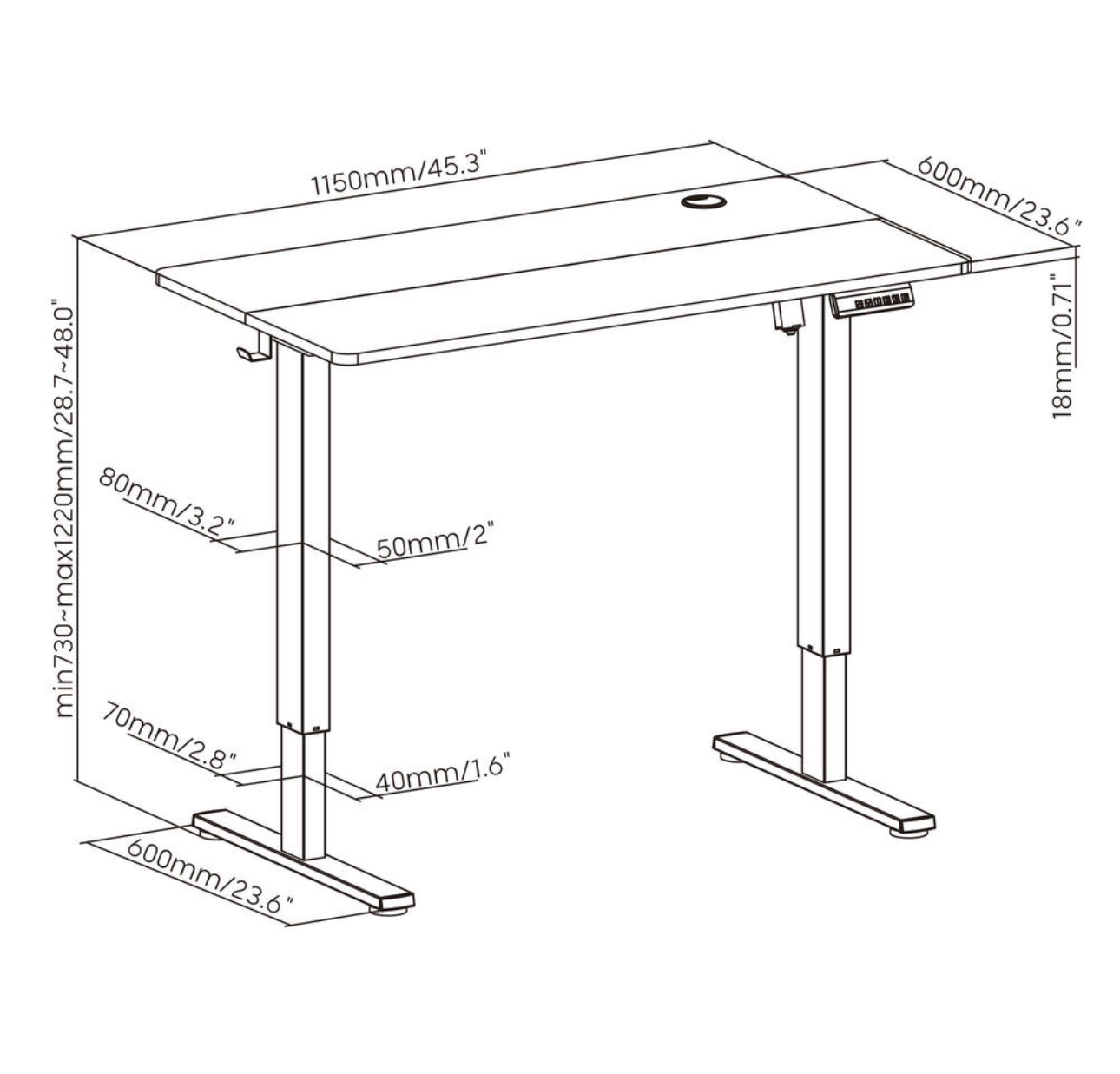 Ergonomic Gaming/office adjustable desk - photo 3