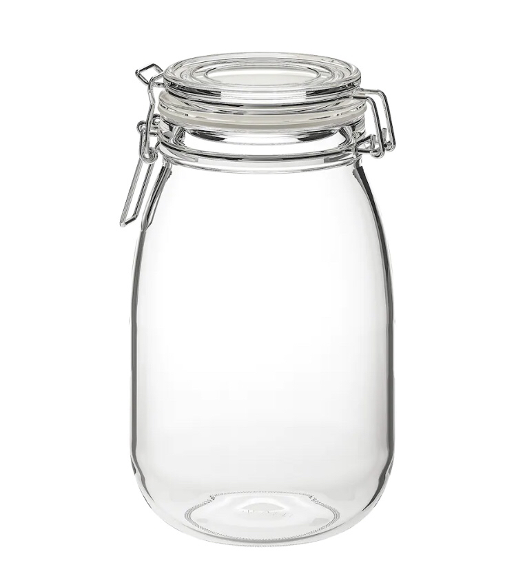 Glass jar