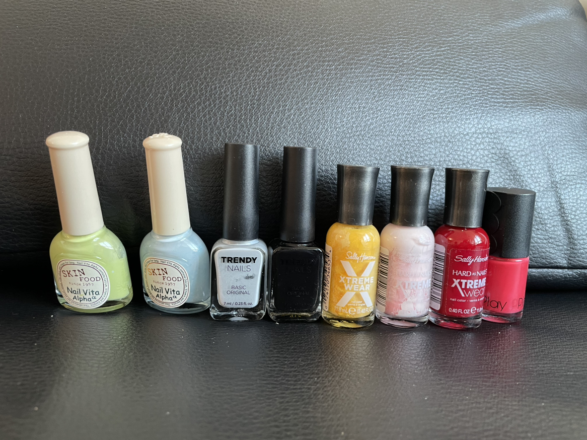 nail polish and sticker