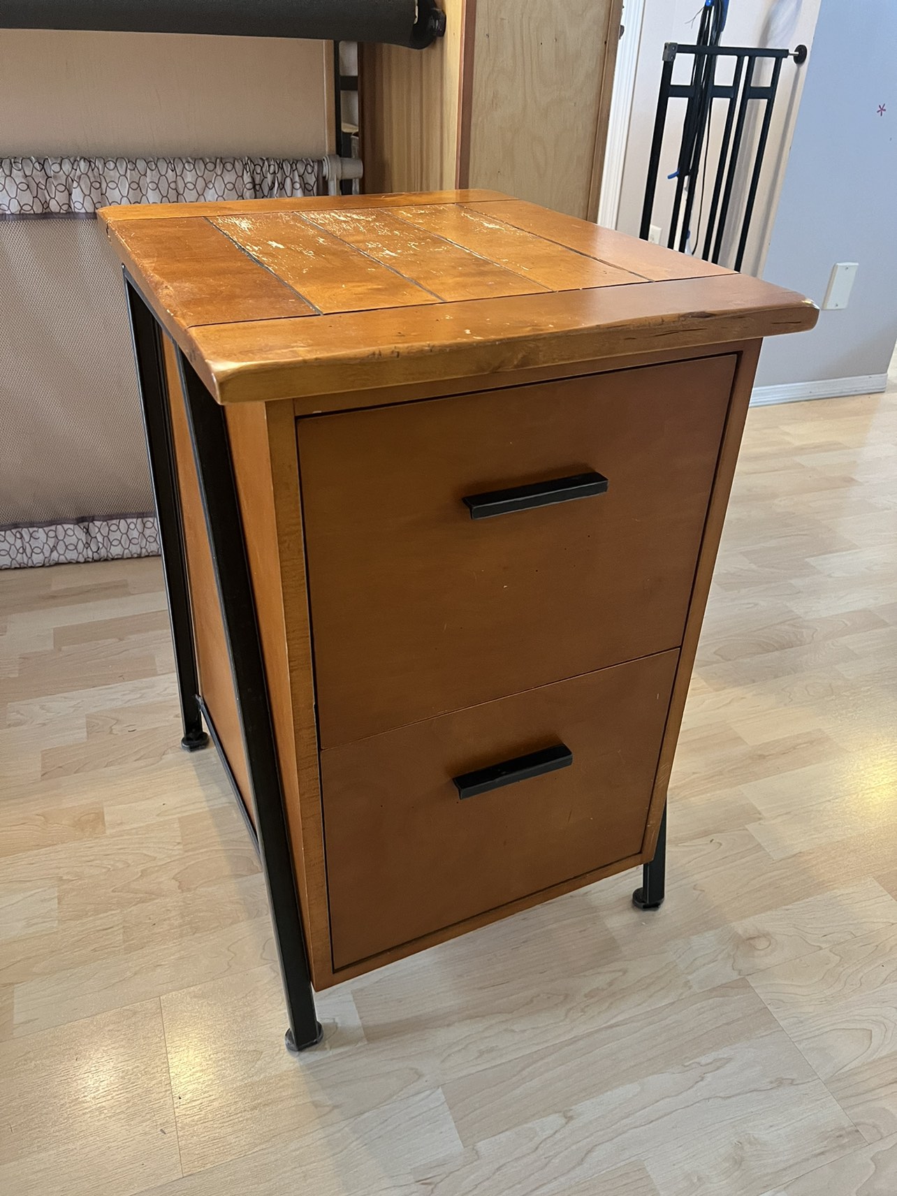 Vintage Pottery Barn File Cabinet - 2 Drawers #SellingSpree thumbnail