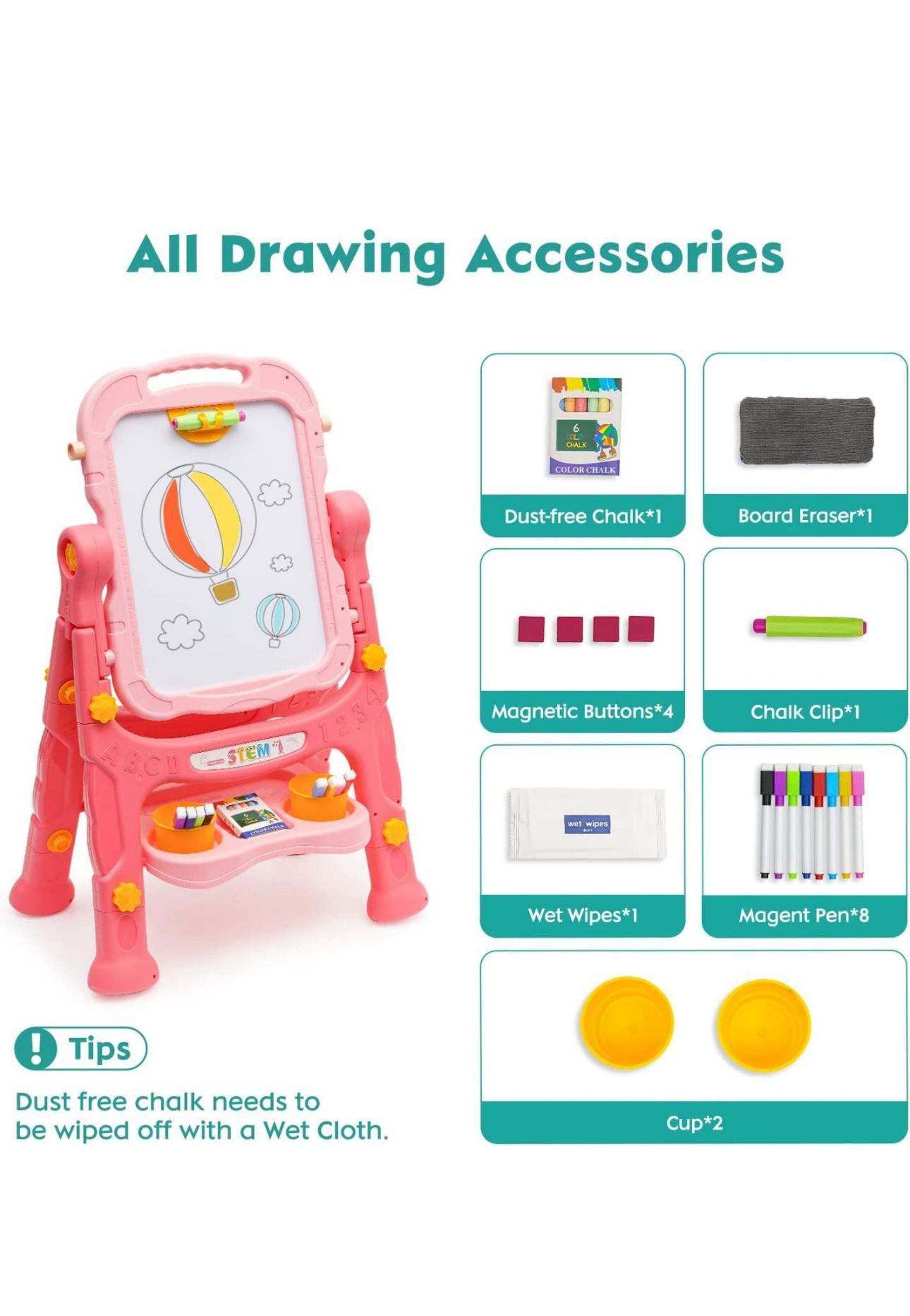 Double Sided Art Drawing Board image indicator(2)