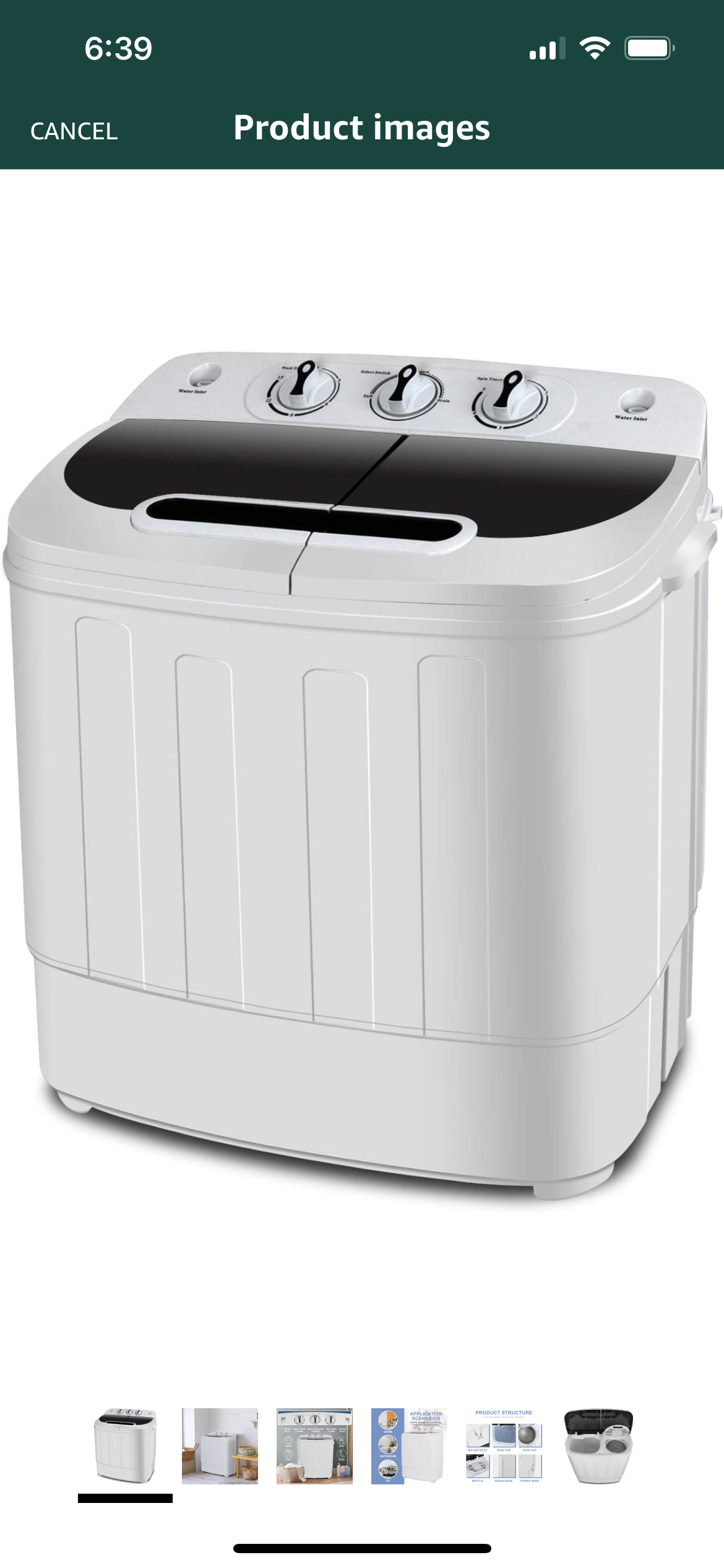 Portable Mini Washing Machine and Spin Dry