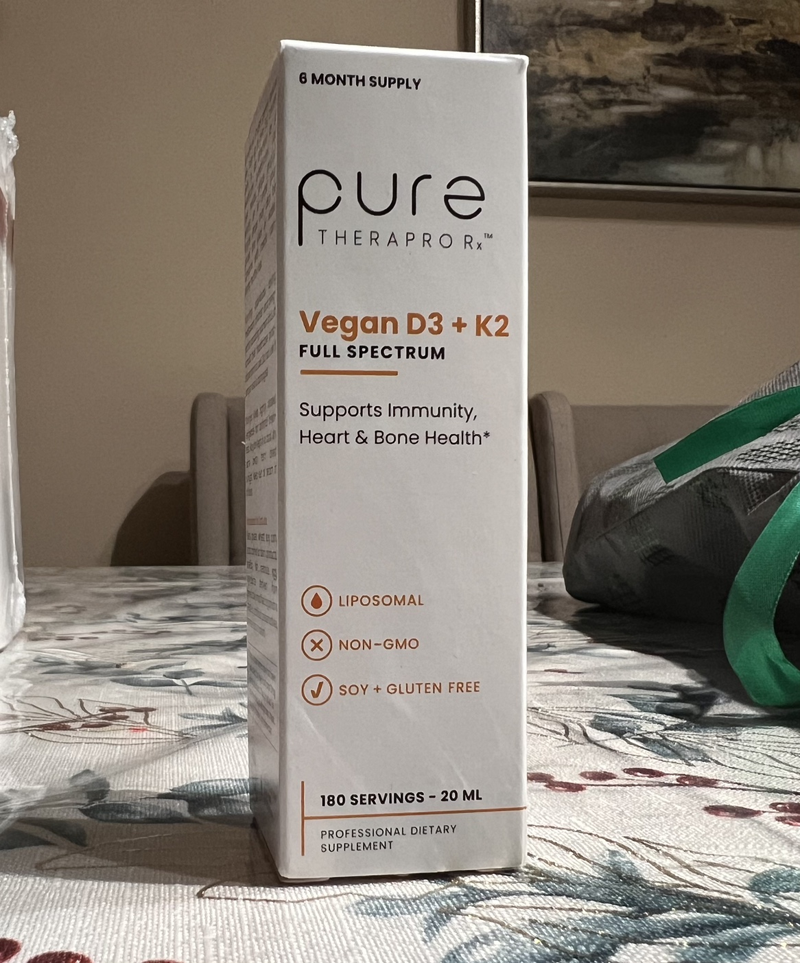 6 month supply- Vegan D3 + K2 Full Spectrum