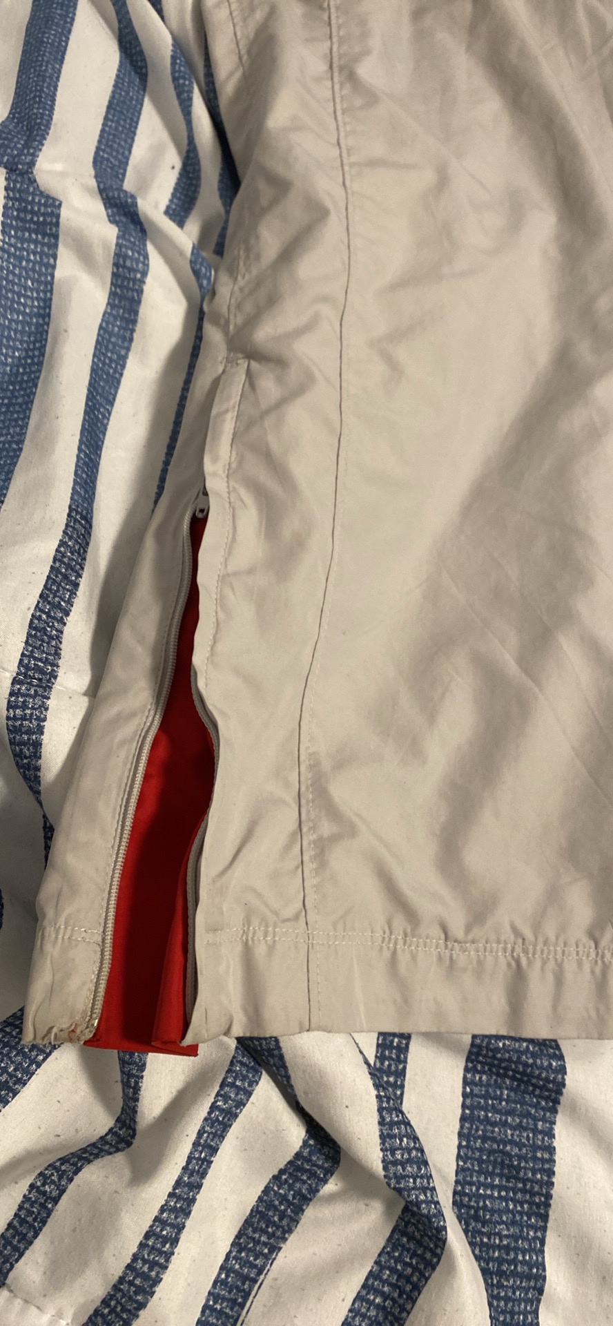 White Nike Windbreaker Parachute Pants - photo 3