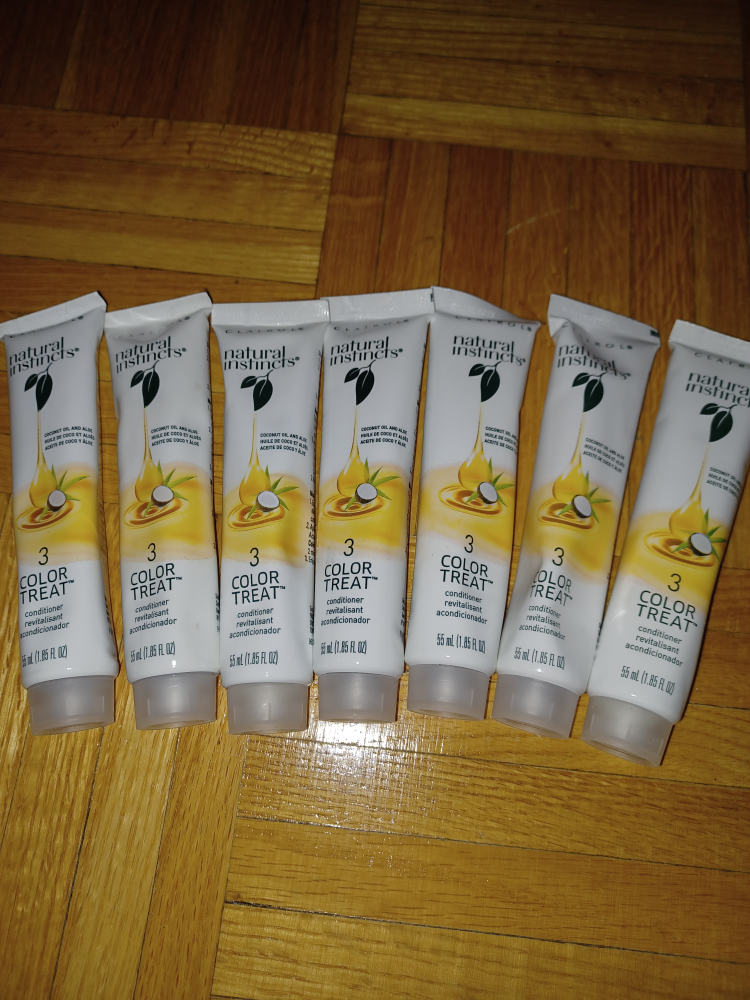 # freecycle 7 hair conditioners/ hair treatment of dyed hair