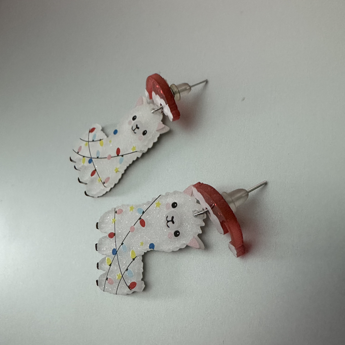 Christmas Llama Earrings image indicator(2)