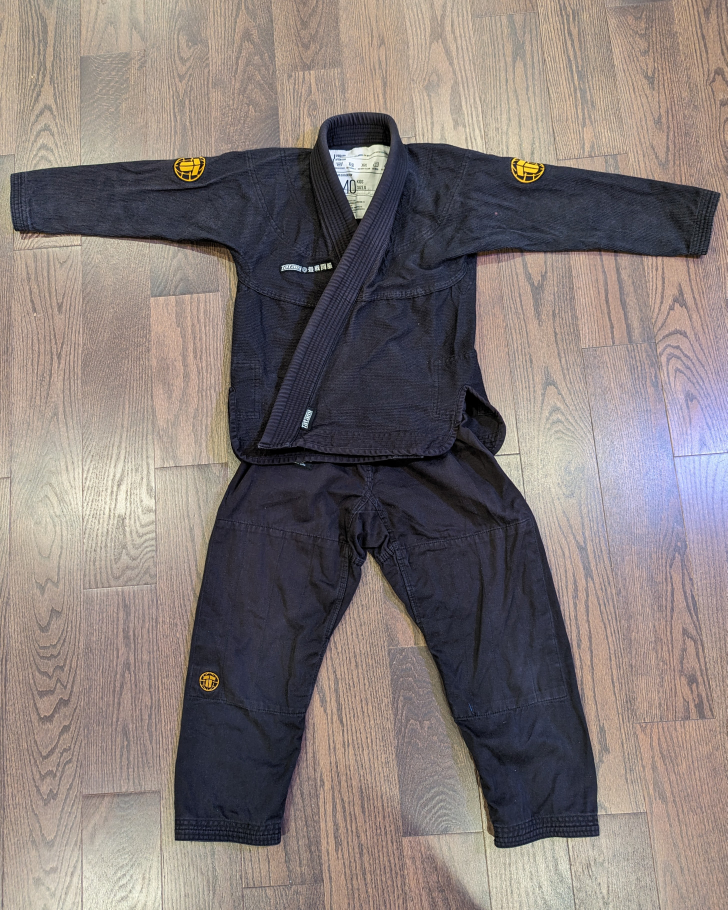 Brazilian Jiu-jitsu Gi (Kimono) for Kids - Gunmetal colour