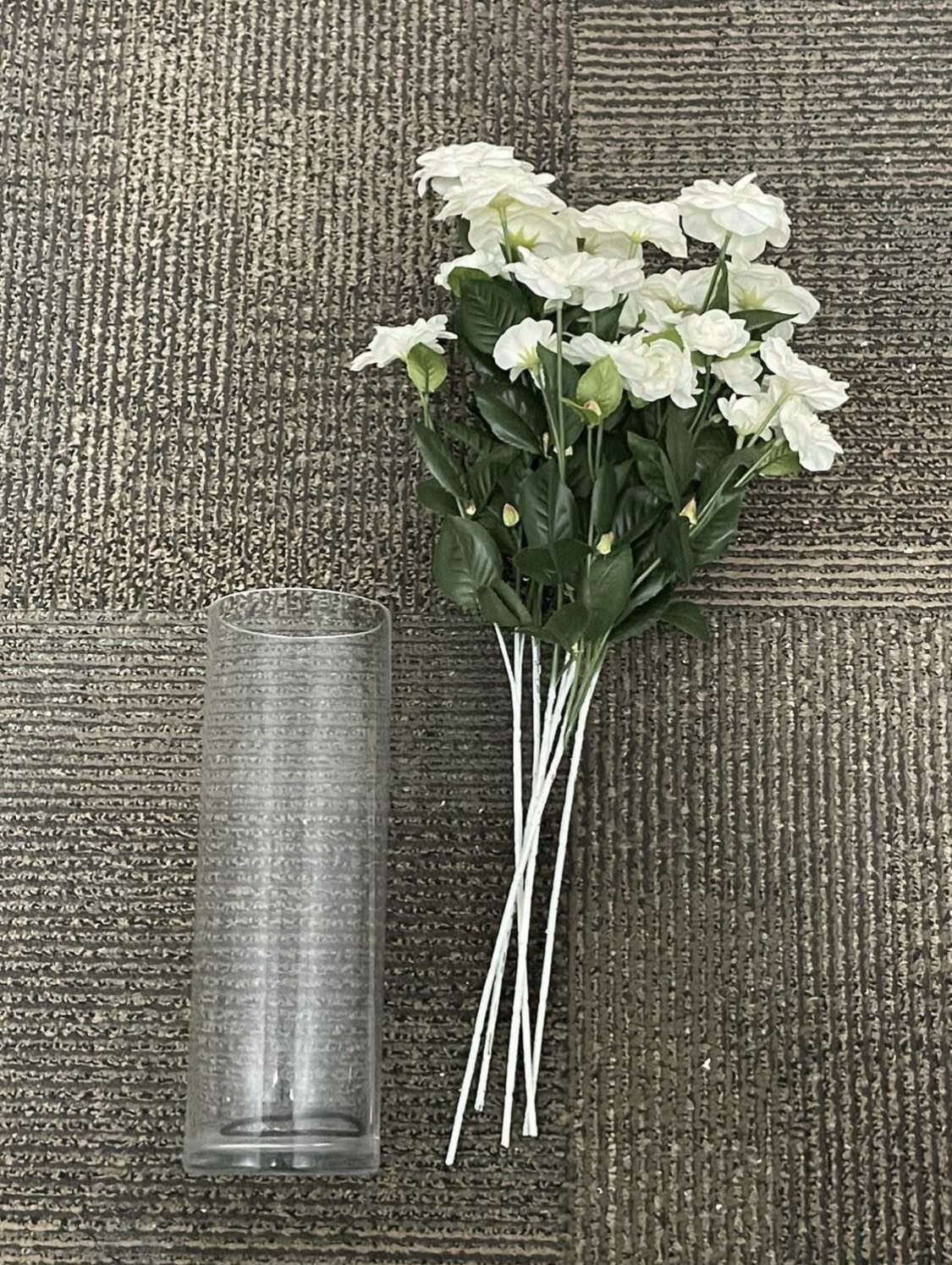 Faux Amaranths & Camellia flowers image indicator(3)